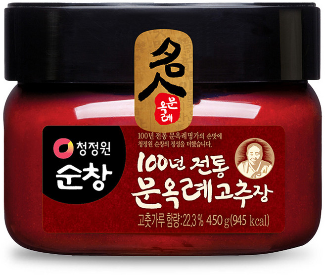 청정원순창 100년 전통 문옥례 고추장, 450g, 1개