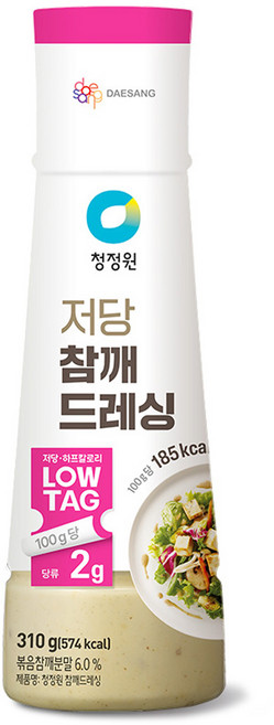 청정원 저당 참깨 드레싱, 310g, 1개