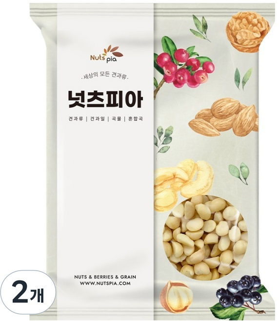 넛츠피아 마카다미아 반태, 1kg, 2개
