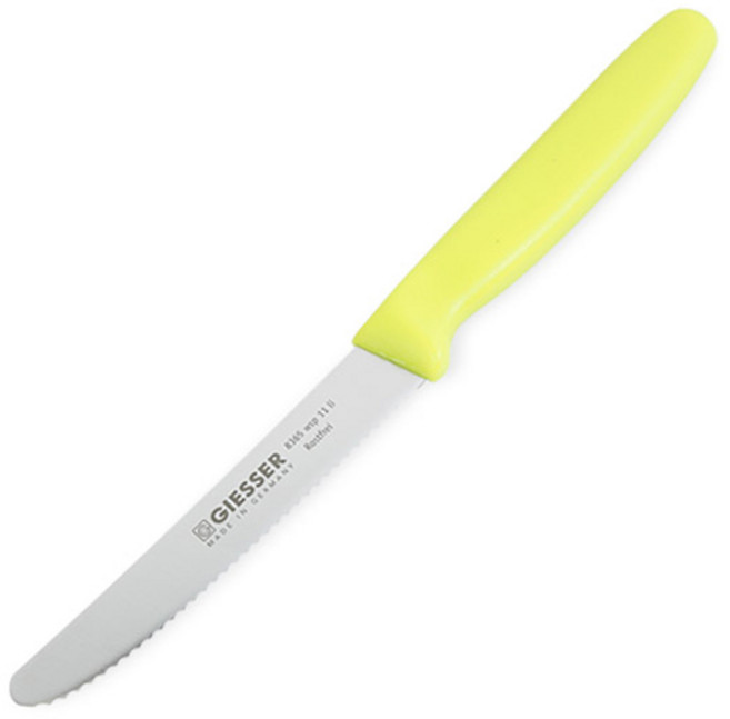 기셀 비비드 컬러 톱니과도, 레몬, 1개