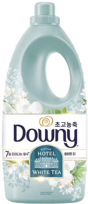 다우니 향수 초고농축 섬유유연제 화이트티 본품, 1개, 2L