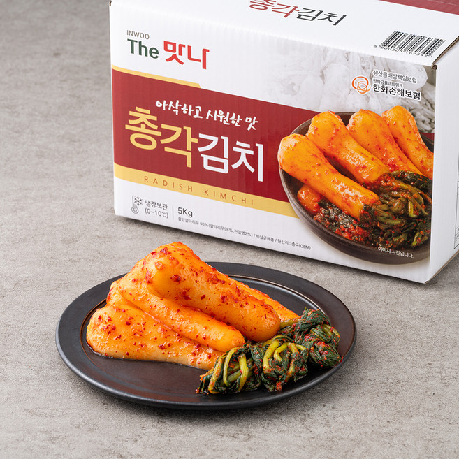 인우 더맛나 총각김치, 5kg, 1개