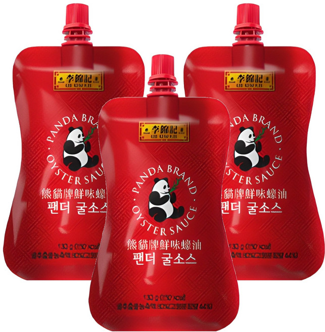 이금기 팬더 굴소스, 130g, 3개