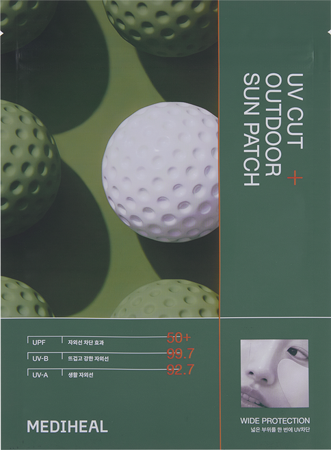 메디힐 유브이 컷 아웃도어 와이드 프로텍션 선 패치 2p, 4개입, 1개