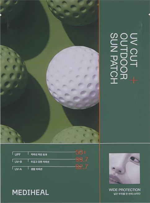 메디힐 유브이 컷 아웃도어 와이드 프로텍션 선 패치 2p, 4개입, 1개 - 쿠팡