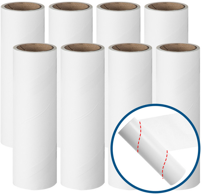 코멧 사선컷팅 테이프 클리너 리필 16cm x 8m, 8개