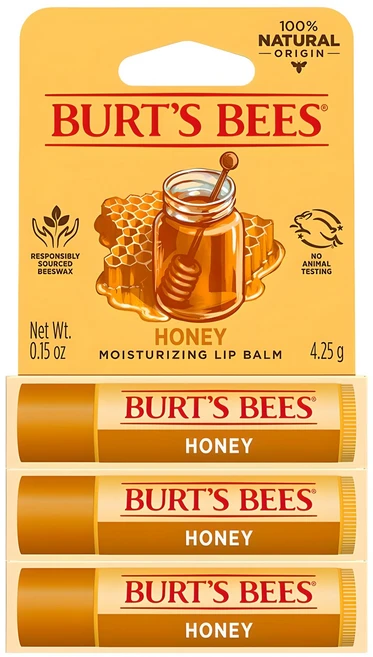 버츠비 모이스춰 라이징 립밤, 허니, 4.25g, 3개 - 쿠팡