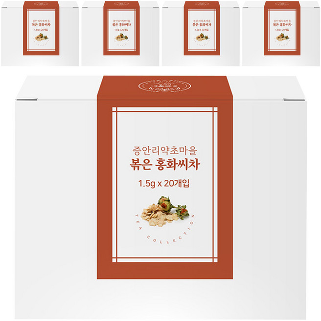 증안리약초마을협동조합 토종 홍화씨차, 1.5g, 20개입, 5개