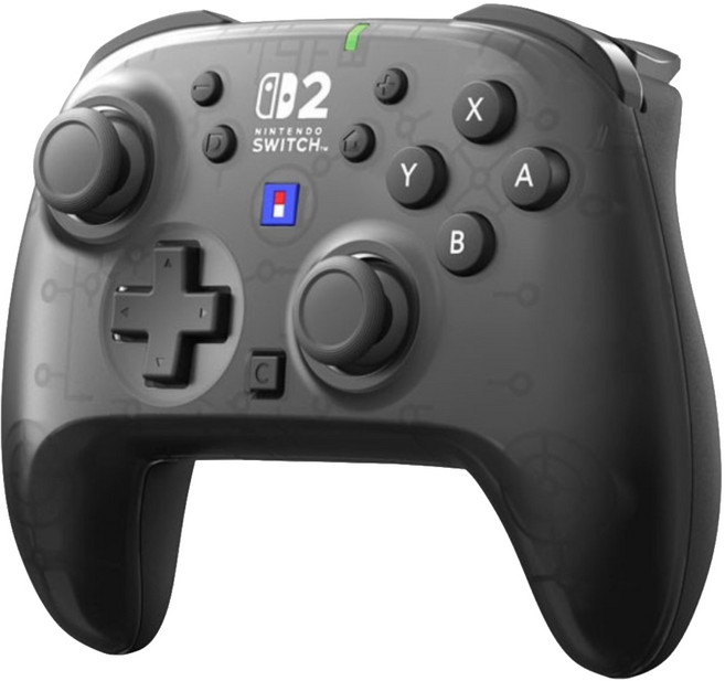 HORI 無線藍牙控制器 TURBO SWITCH/SWITCH 2適用, 霧黑色, 1個, NSX-126