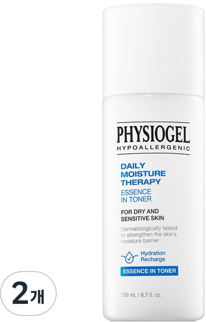 피지오겔 데일리 모이스쳐 테라피 에센스 인 토너, 200ml, 2개