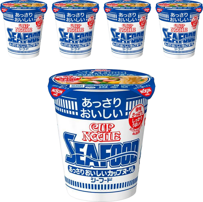 NISSIN 日清 CUP NOODLE 合味道 清爽海鮮杯麵 60g, 5入