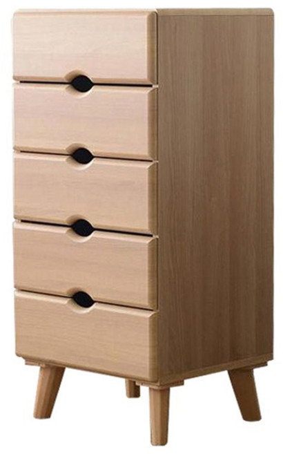 제이디퍼니처 고급 서랍형 협탁, 아카시아, 5단