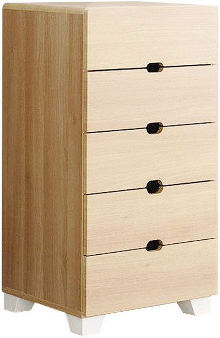 제이디퍼니처 로미 발통형 협탁, 메이플, 5단