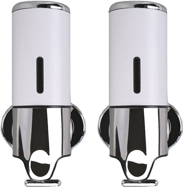 홈스토리 물비누 디스펜서 450ml, 화이트, 2개