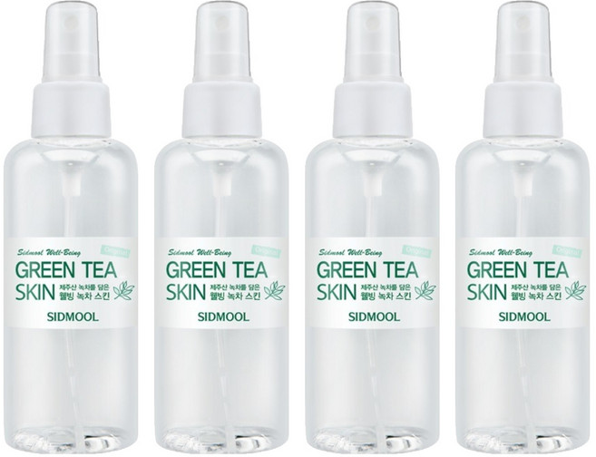 시드물 오리지널 웰빙 녹차 스킨, 150ml, 4개