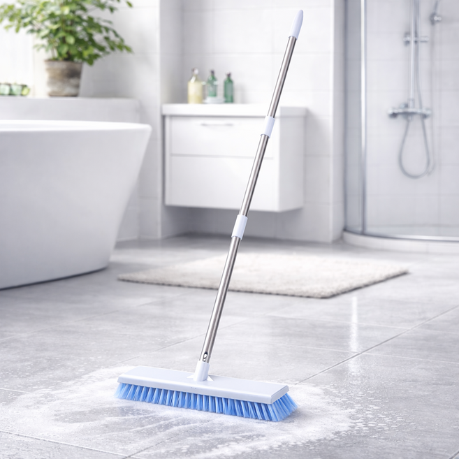 올릭 2in1 고급밀대 욕실 바닥 스퀴지 화장실 청소솔, 1개