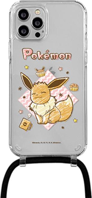 PoKeMoN 寶可夢 蠟筆掛繩手機殼