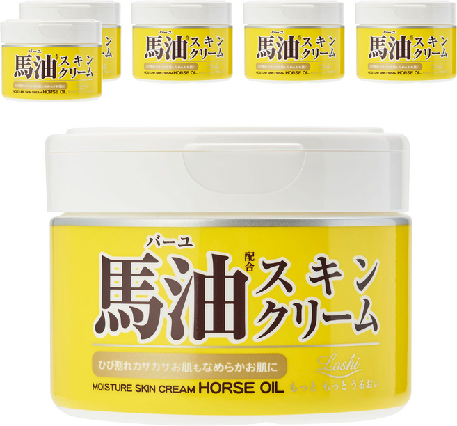 Loshi 樂絲 馬油保濕乳霜 天然配方, 220g, 6件