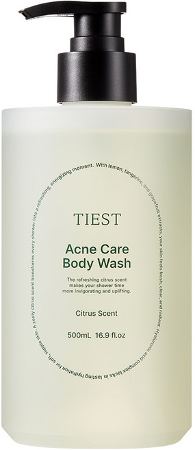 T-est 痘痘護理柑橘沐浴乳, 1個, 500ml