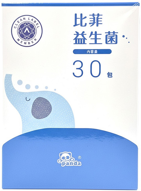 panda 鑫耀生技 比菲益生菌粉 隨手包, 30包, 1盒
