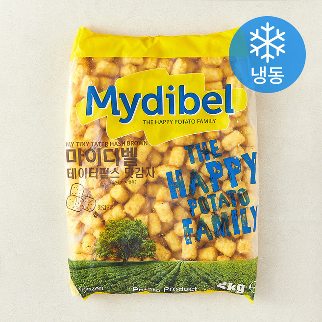 마이디벨 마이프로즌 테이터펍스 맛감자 (냉동), 2kg, 1개