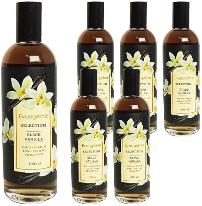 峇里島Evangeline EDP 香水 Black Vanill, 100ml, 6瓶