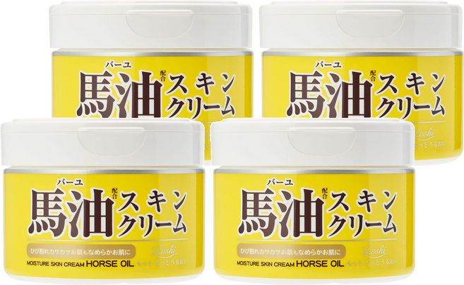 Loshi 樂絲 馬油保濕乳霜 天然配方, 220g, 4件