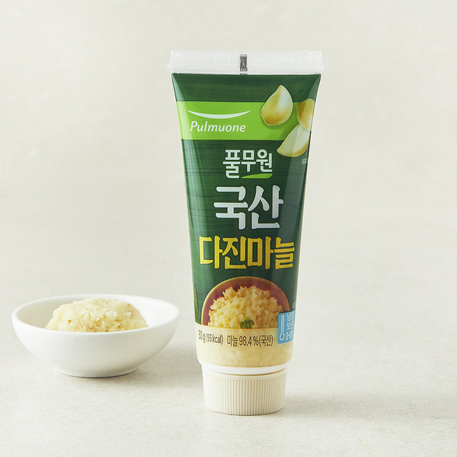 풀무원 튜브형 다진마늘, 80g, 1개