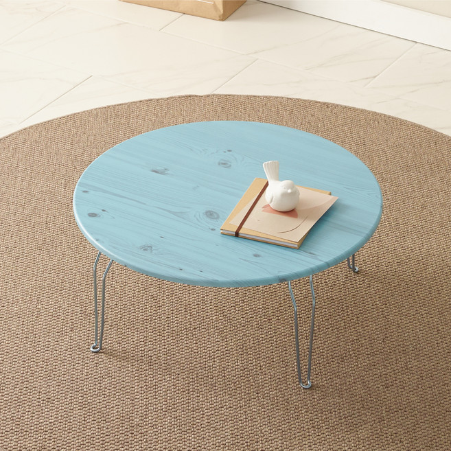 조은세상 파스텔 다용도상 원형 R600, 블루