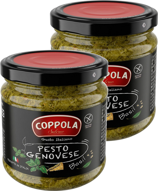 COPPOLA 柯波拉 義大利起司松子青醬, 180g, 2罐