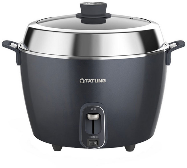 TATUNG 大同 11人份透明蓋電鍋 藍黑色, TAC-11R-MPB, 1個
