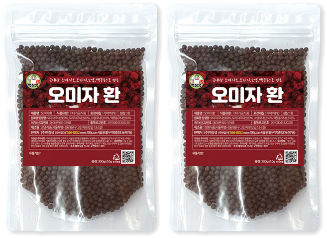 백장생 오미자환, 2개, 300g