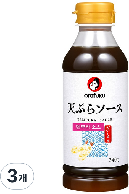 오타후쿠 덴뿌라 소스, 3개, 340g