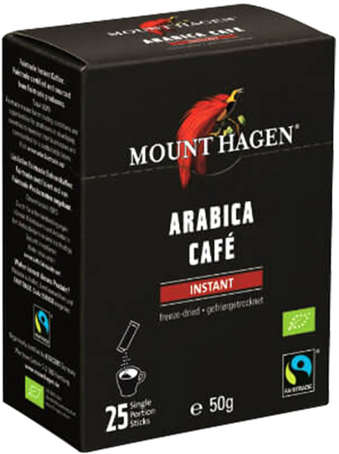 마운트하겐 유기농 스틱 커피, 2g, 25개입, 1개