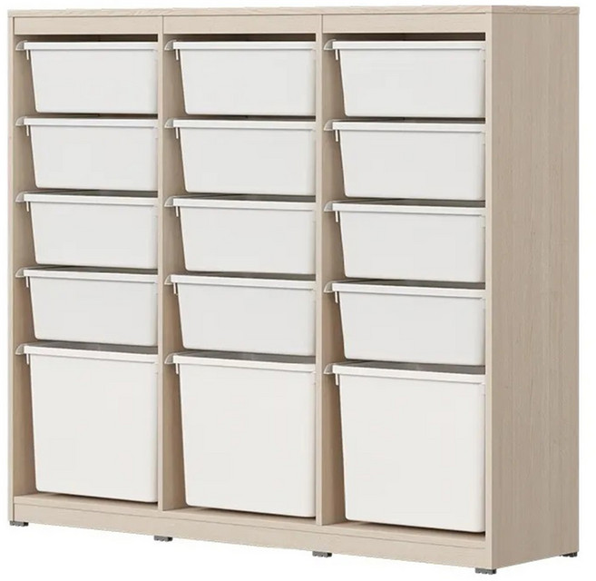 한샘 샘키즈 수납장 1305 모던 방문설치, 라이트메이플 + 화이트, 5단