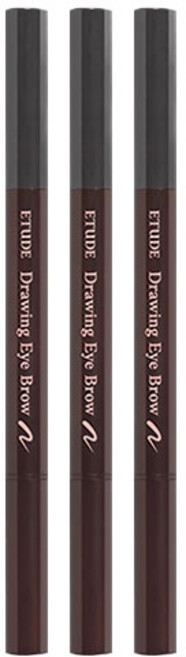에뛰드하우스 드로잉 아이 브라우 오토펜슬 0.25g, 4호 다크그레이, 3개
