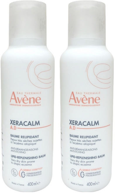 Avene 雅漾 滋潤型舒緩乾癢霜, 2個, 400ml