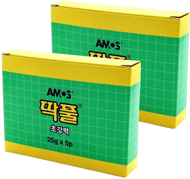 아모스 초강력 딱풀, 25g, 10개