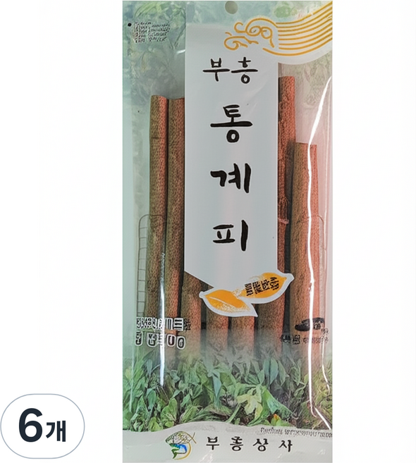 부흥상사 사용하기 편한 부흥 통계피, 80g, 6개