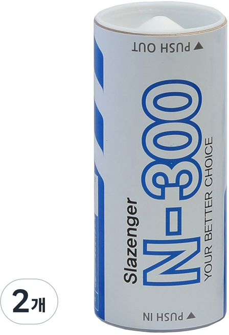 Slazenger 羽球 尼龍羽球 N-300, 混合顏色, 2個