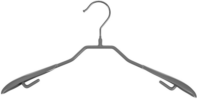 코멧 홈 논슬립 자켓 옷걸이, 그레이, 20개입