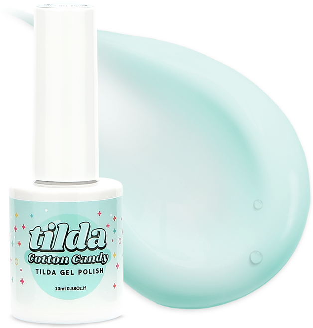 tilda 폴리쉬 컬러젤 매니큐어, T062 블리스민트, 1개, 10ml