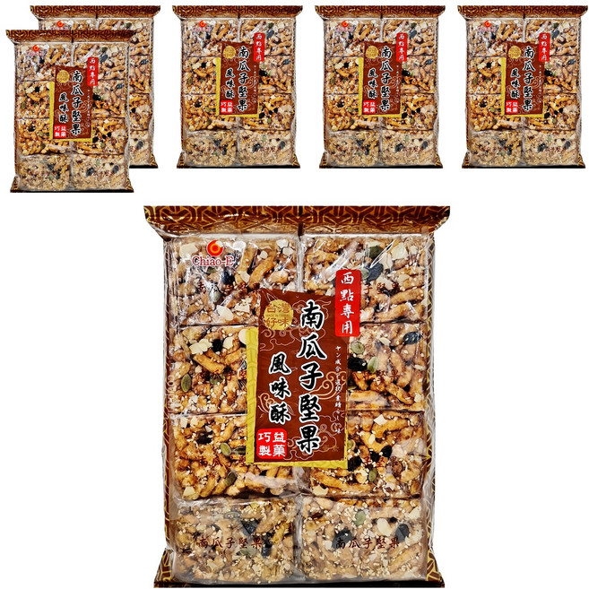 Chaio-E 巧益 南瓜子堅果風味酥, 400g, 6包