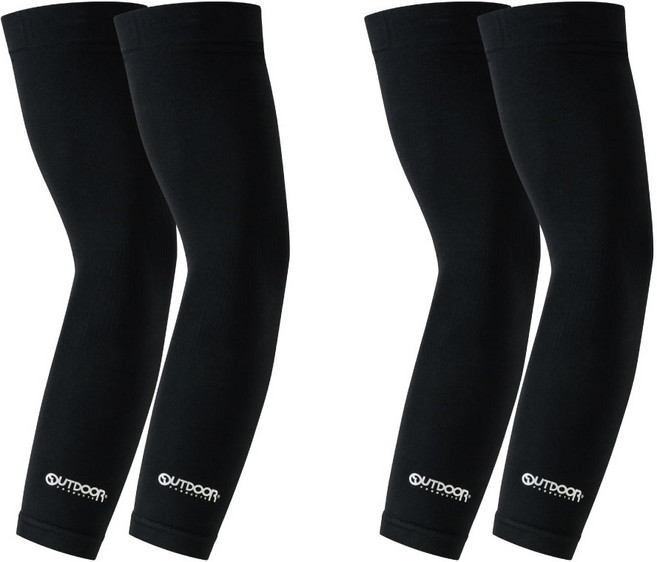 아웃도어 프로덕츠 데일리 손목형 쿨토시, 블랙, 2개