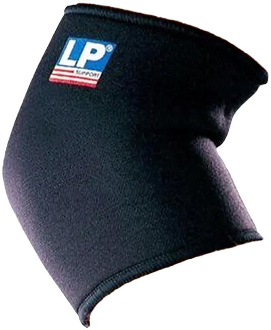 LP SUPPORT 標準型肘部護套 702, 黑色, 1個