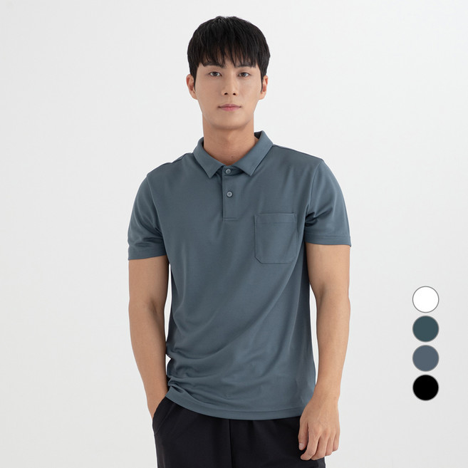 CARET 男款短袖機能性口袋POLO衫