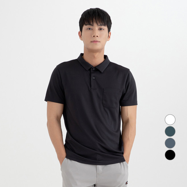 CARET 男款短袖機能性口袋POLO衫