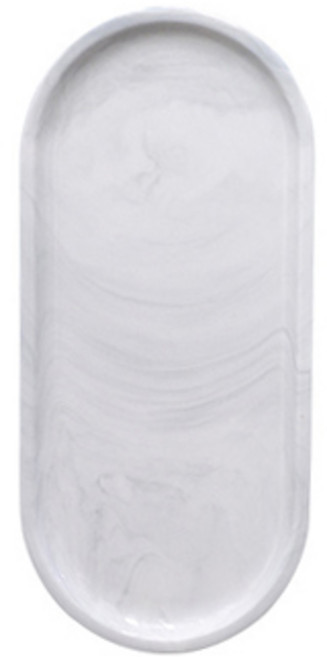 마켓감성 북유럽 대리석무늬 고급트레이, 혼합색상, 1개