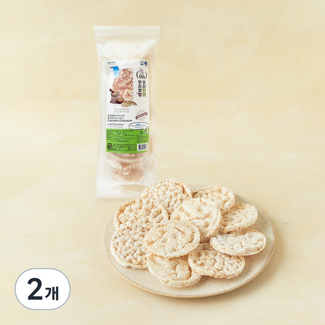 프레시오늘 신선냉장 국내산 우리현미 저당 우리쌀뻥, 130g, 1개입, 2개