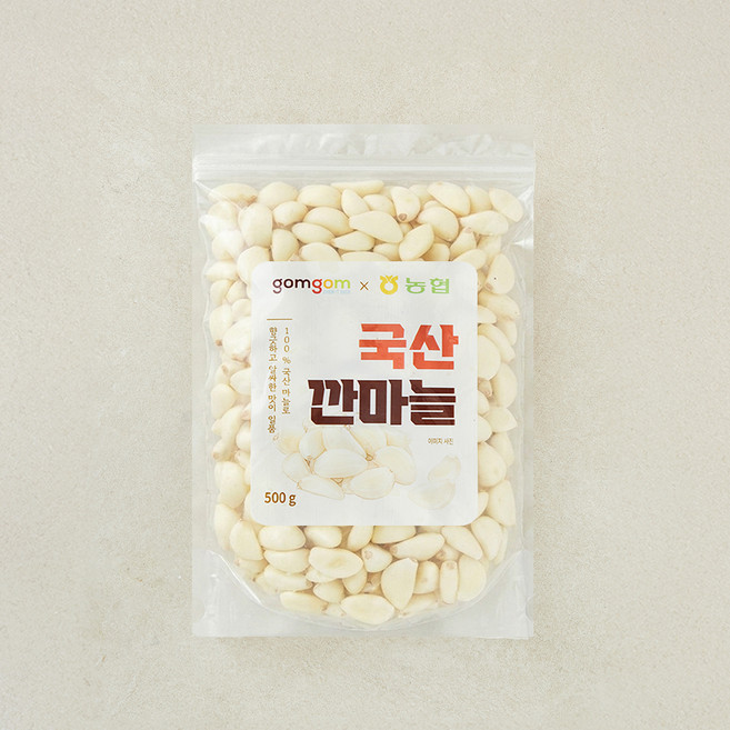 곰곰X농협 국산 깐마늘, 1개, 500g